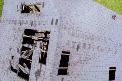 Damaged Roof Replacement detail